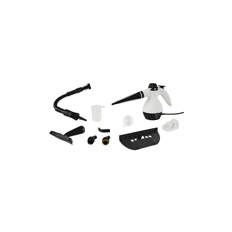 foto del prodotto cr7021 idropulitrice a vapore 3,5 bar, disinfezione portatile, 350ml, 10 accessori pulizia domestica tappezzeria, materasso, divano, sedili auto,