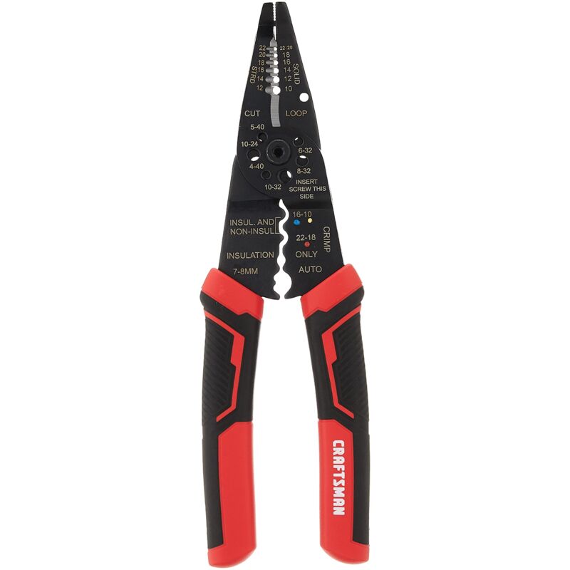 foto del prodotto craftsman cmht81714 pinza spelafili, tagliafili, crimpatrice da 20,3 cm