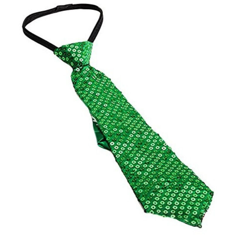 foto del prodotto cravatta paillettes verde teatro paillette raso cravattino frack festa ballo trade shop traesio