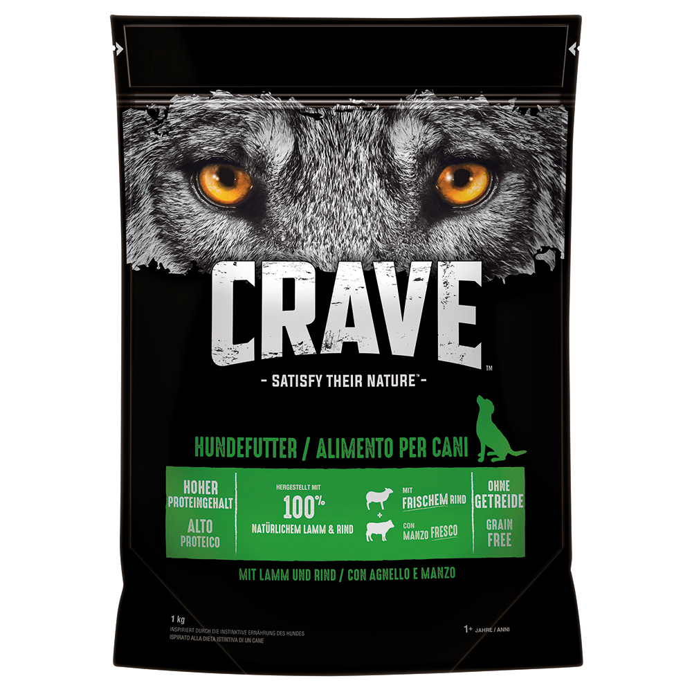 foto del prodotto crave adult dog crocchette con agnello manzo 1 kg