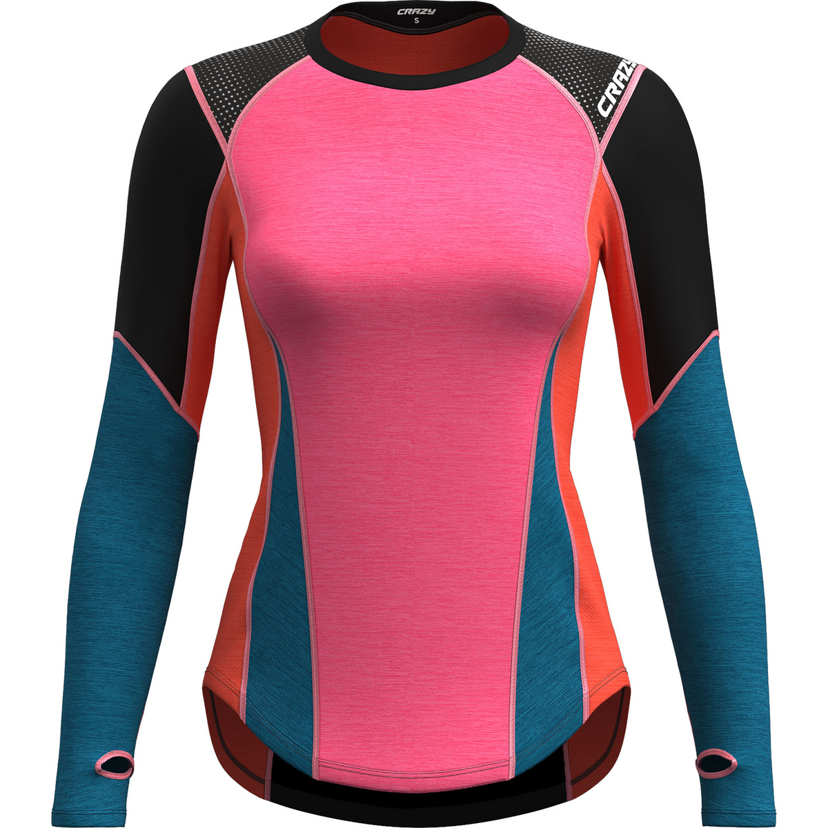 foto del prodotto crazy donna maglia a manica lunga shot