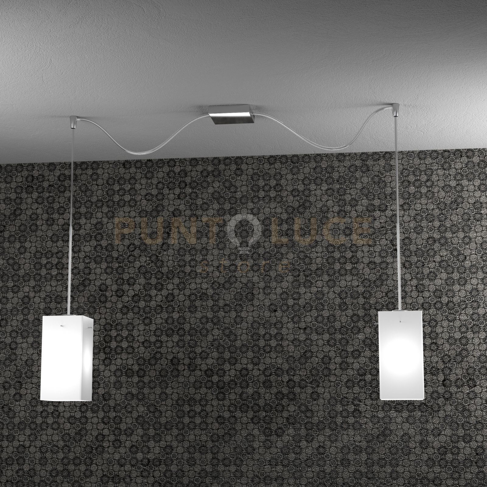 foto del prodotto crazy sospensione 2 luci spostabili 1105-s2-s