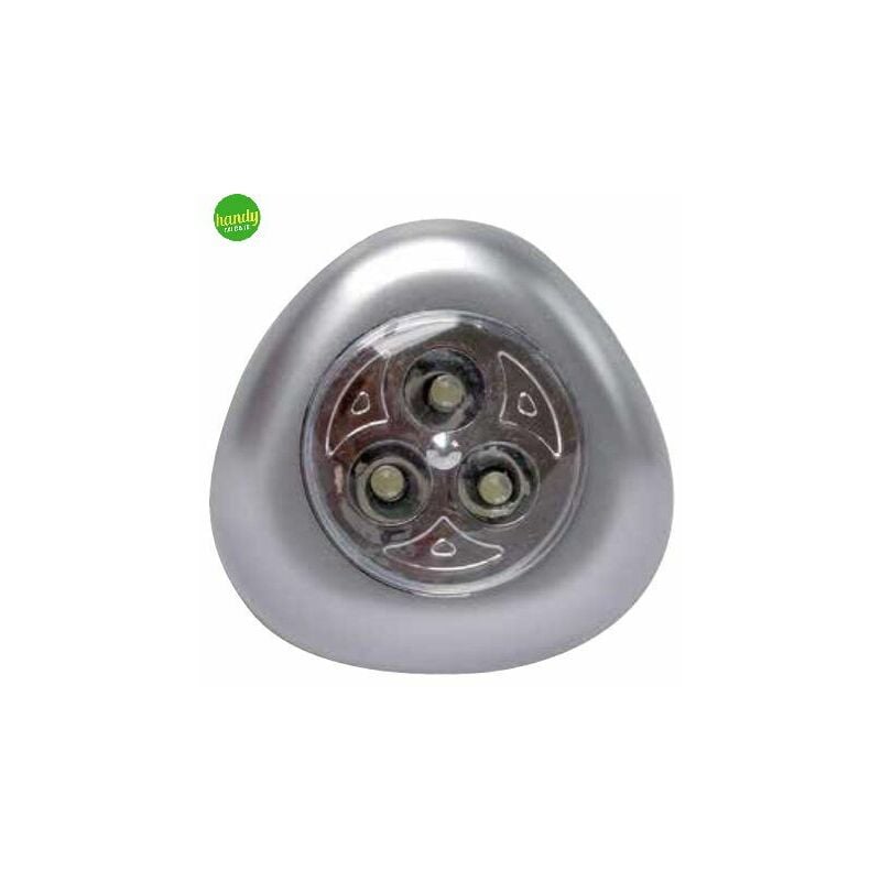 foto del prodotto crc luce per armadio led cfg 3 led 5w con biadesivo 3 batterie incluse