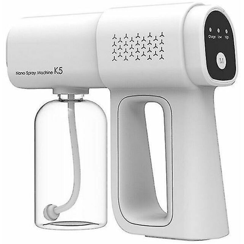 foto del prodotto crea un ambiente sicuro e igienico con la pistola disinfettante k5 nano spruzzatore a vapore ricaricabile tramite usb, l accessorio essenziale per
