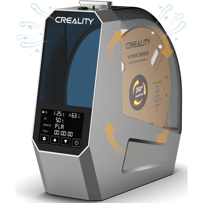 immagine 0 del prodotto creality scatola per asciugatrice con filamento space pi ufficiale, per stampante 3d, con riscaldamento a 360 , filamento migliorato, per filamento
