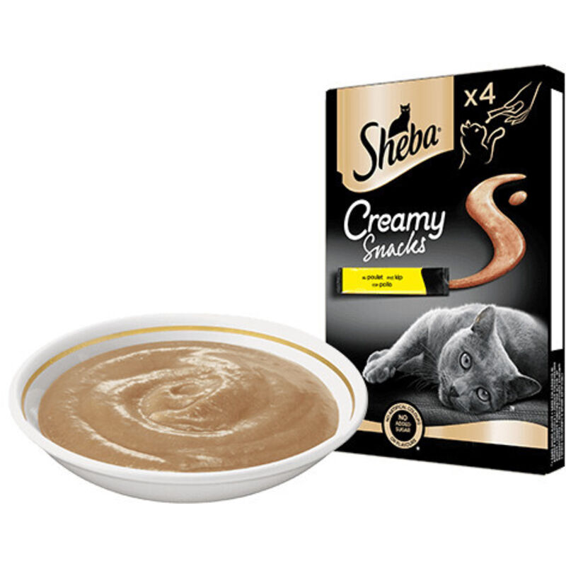 foto del prodotto creamy snacks per gatti sheba