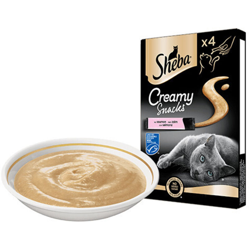 foto del prodotto creamy snacks per gatti sheba