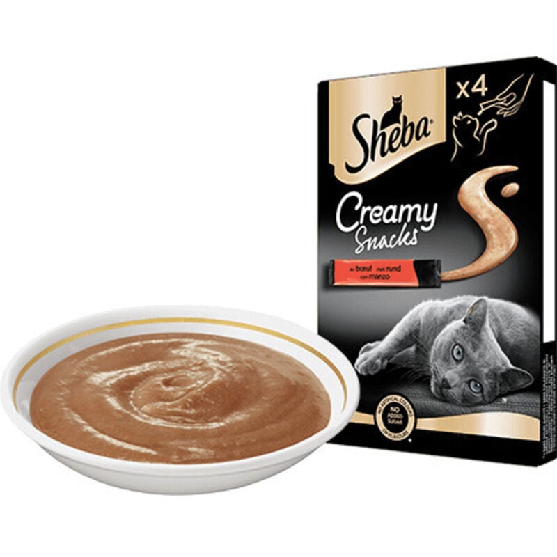 foto del prodotto creamy snacks per gatti sheba