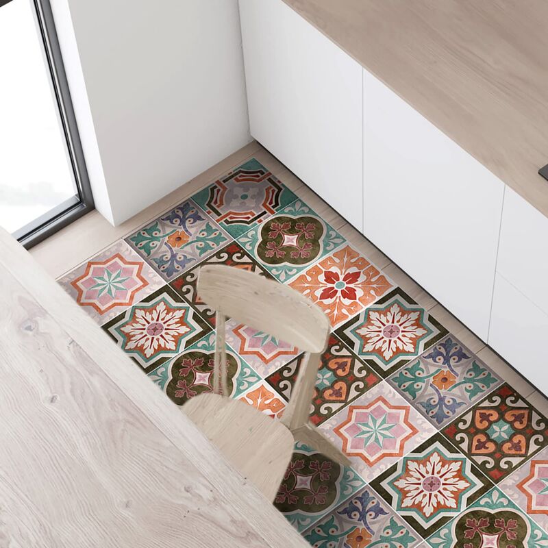 foto del prodotto crearreda tappeto cucina in vinile antiscivolo e lavabile runner multiuso resistente all usura passatoia cucina antimacchia adatto da tenere sotto