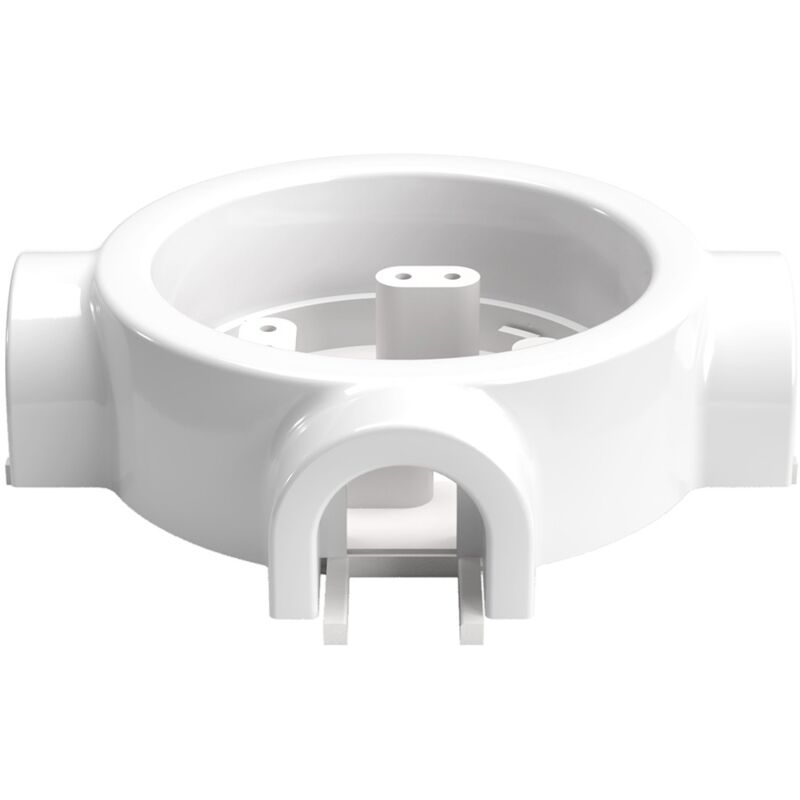 foto del prodotto creative cables base in porcellana per presa elettrica e interruttore deviatore compatibile con creative tubes da 1 a 4 uscite