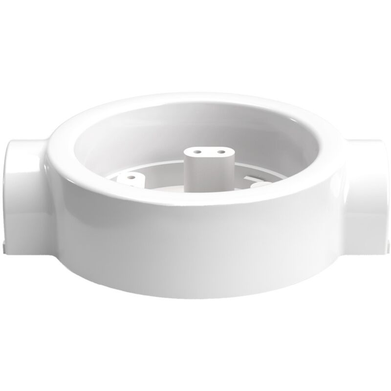 foto del prodotto creative cables base in porcellana per presa elettrica e interruttore deviatore compatibile con creative tubes da 1 a 4 uscite