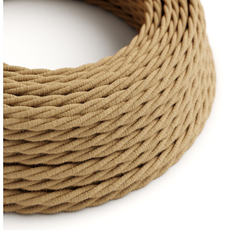 foto del prodotto creative cables - cavo tessile trecciato 2x0,75 10 mt