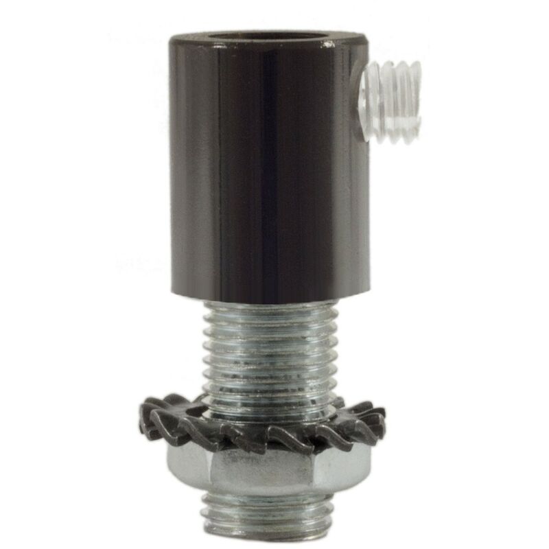 foto del prodotto creative cables italia serracavo cilindrico creative cables in metallo 2pezzi nero perla serm1brx2