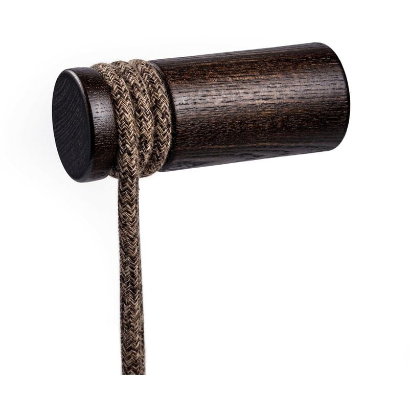 foto del prodotto creative cables rol , passacavo in legno, fissaggio a parete per lampada a sospensione
