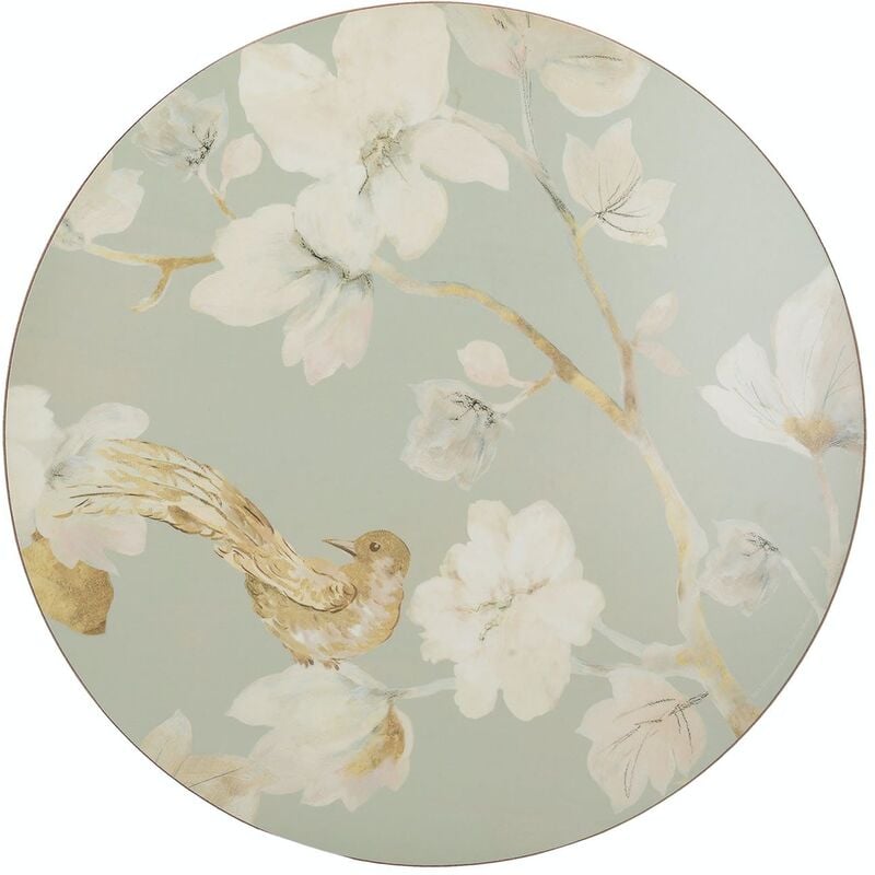 foto del prodotto creative tops creative covers de egg de floral duck, cork bird, backing, round tablecloths, 4 pcs.