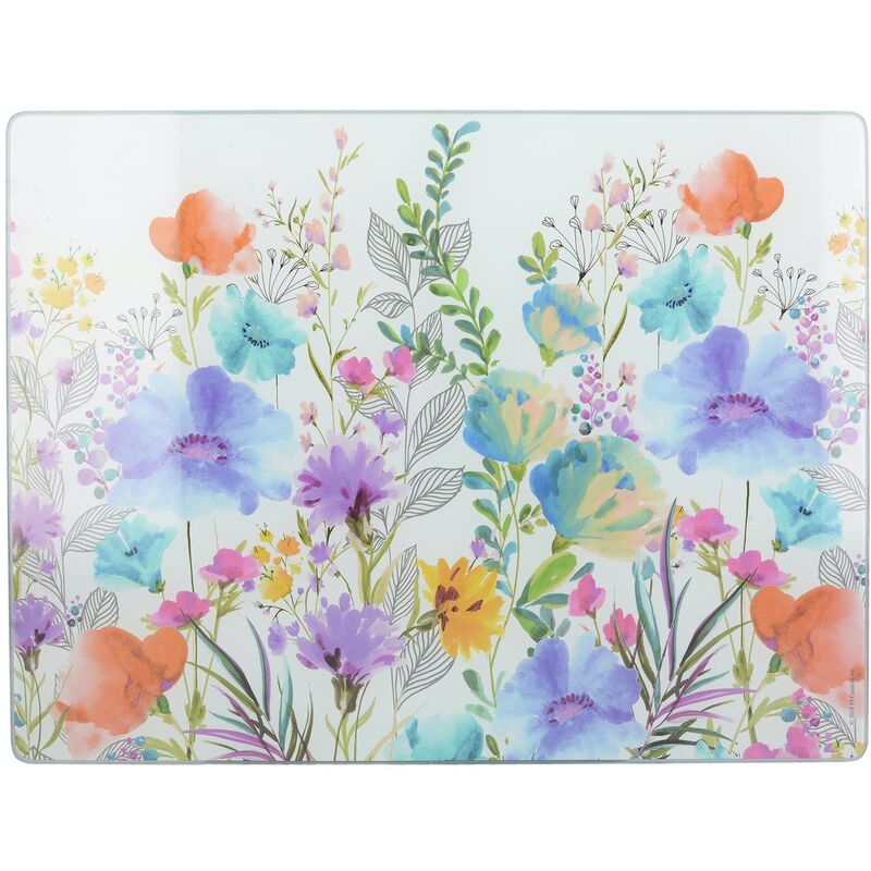 foto del prodotto creative tops protezione per piano di lavoro in vetro de, 40 x 30 cm, design de flowers