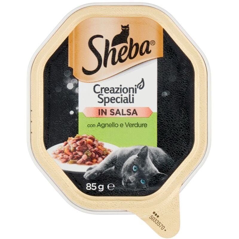foto del prodotto creazioni speciali in salsa 85gr agnello e verdure sheba