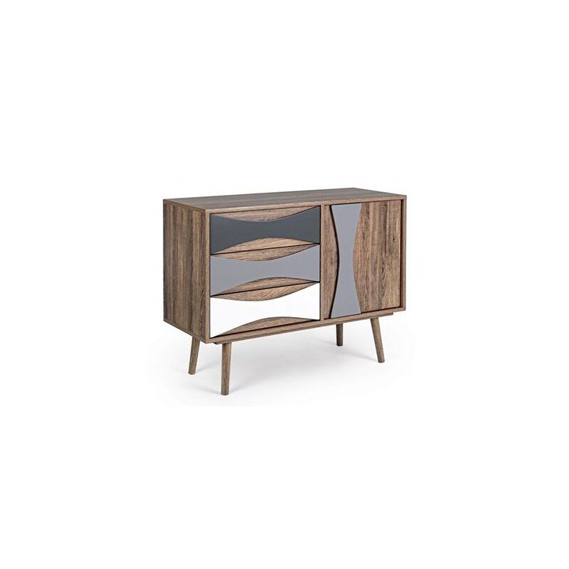 foto del prodotto credenza 1 anta 3 cassetti dioniso bizzotto 0740223