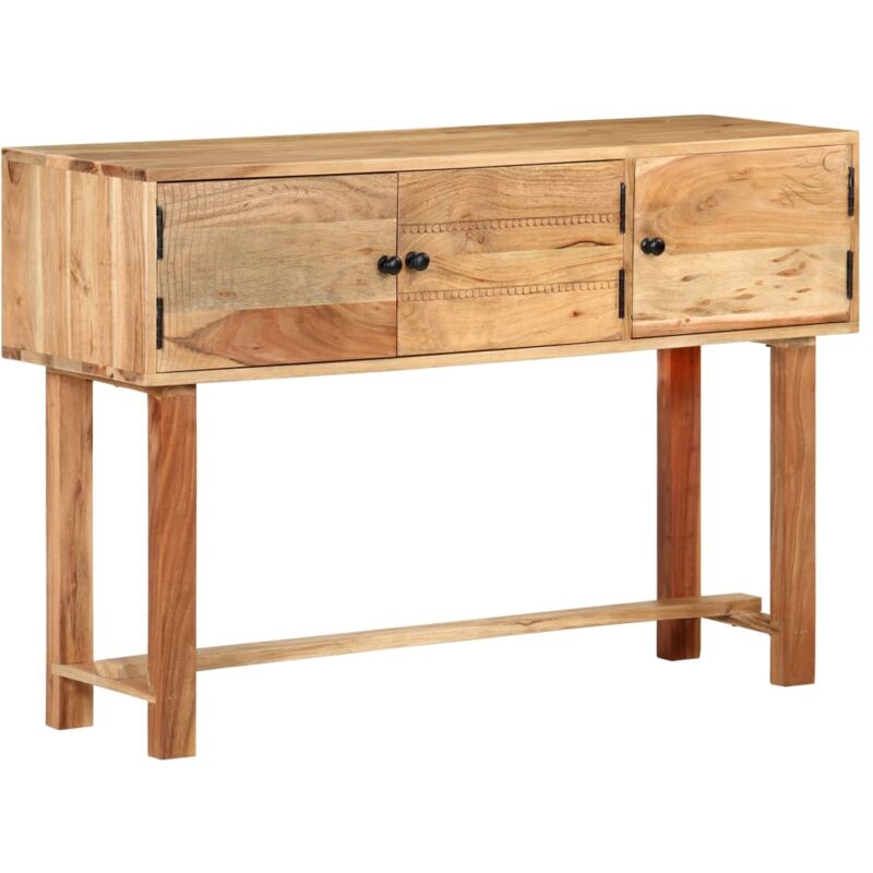 foto del prodotto credenza 115x35x75 cm in legno massello di acacia vidaxl