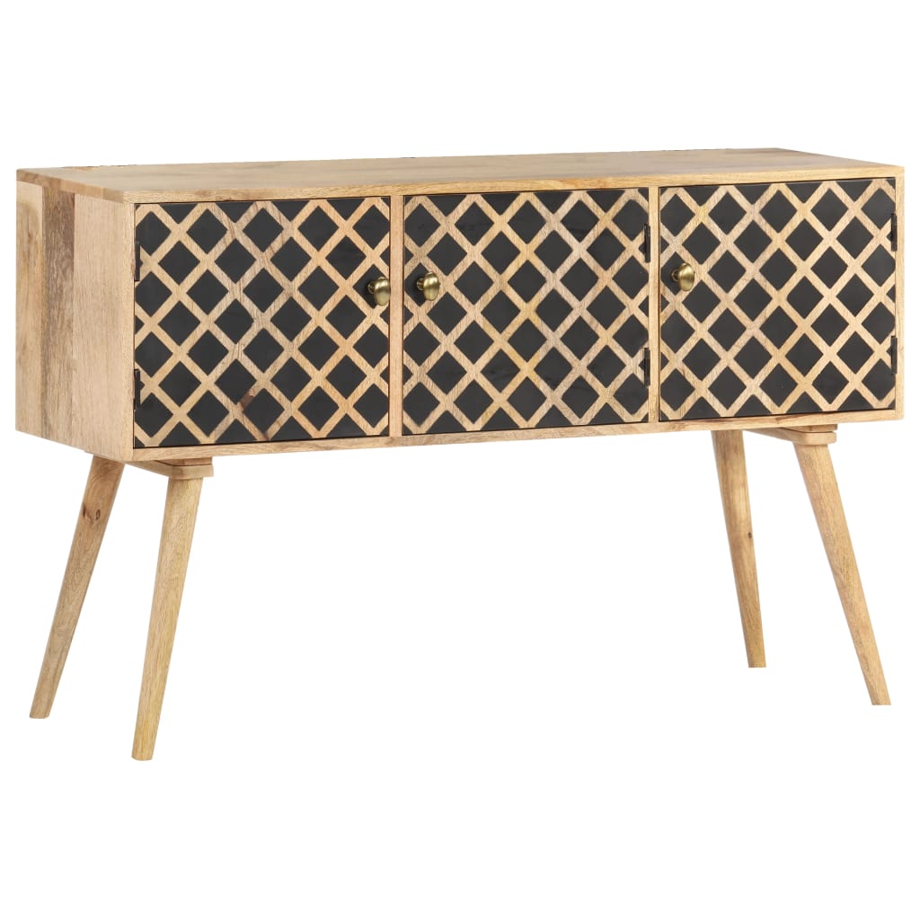 foto del prodotto credenza 118x35x75 cm in legno massello di mango cod mxl 57195