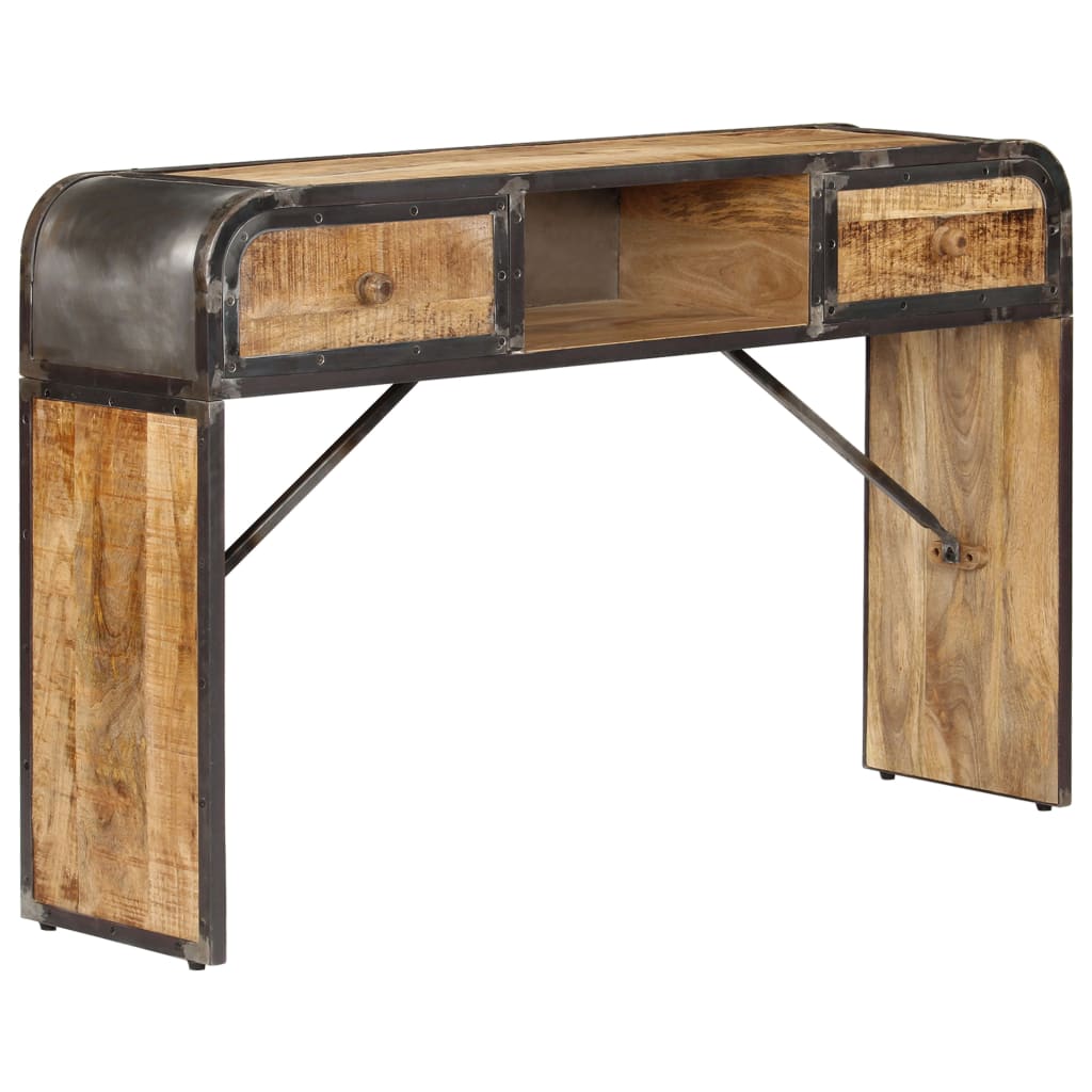 foto del prodotto credenza 120x30x75 cm in legno massello di mango cod mxl 8825
