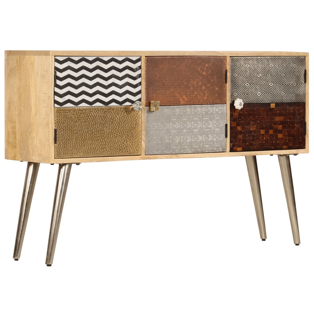 foto del prodotto credenza 120x30x75 cm legno massello di mango