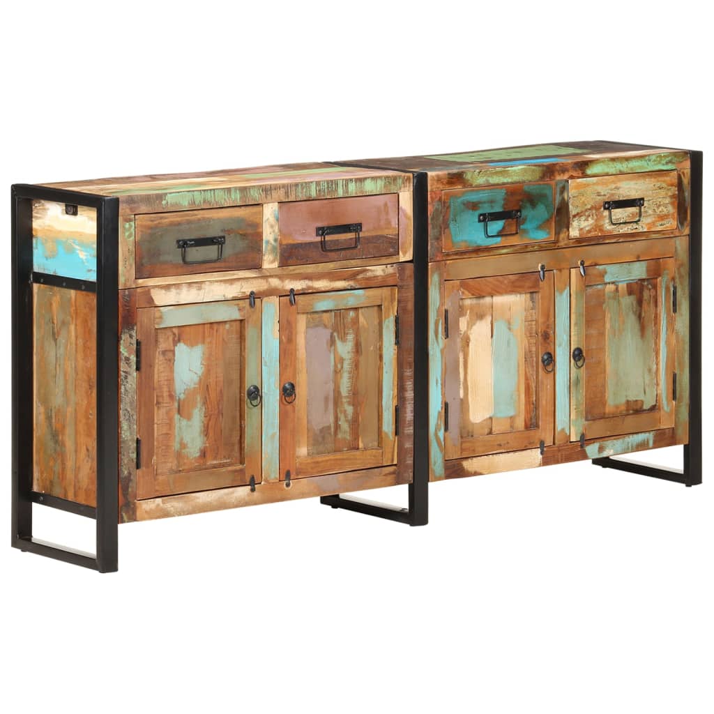 foto del prodotto credenza 172x35x80 cm in legno massello di recupero cod mxl 70699