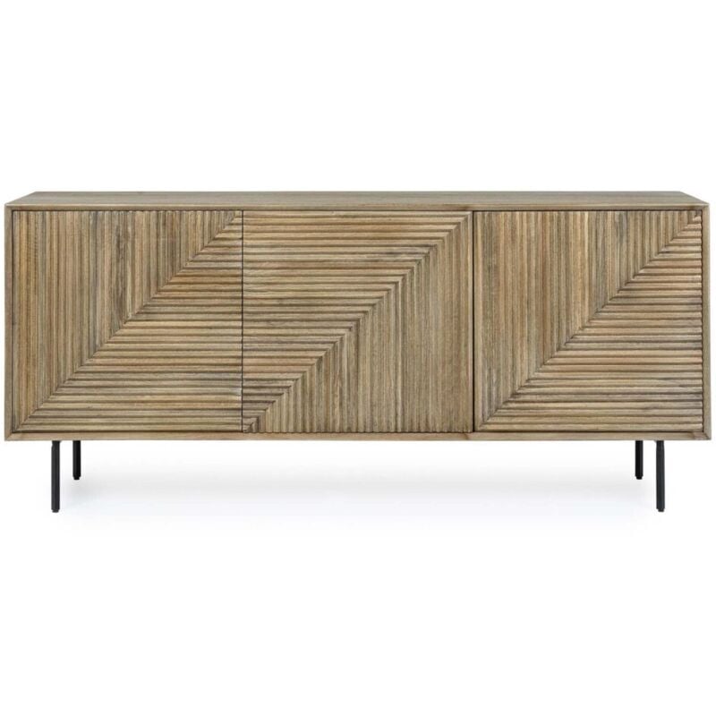 foto del prodotto credenza 3 ante darsey in legno mango