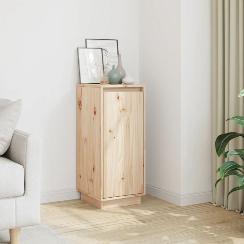 foto del prodotto credenza 31,5x34x75 cm in legno massello di pino vidaxl