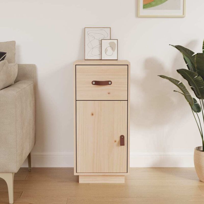 foto del prodotto credenza 34x40x75 cm in legno massello di pino