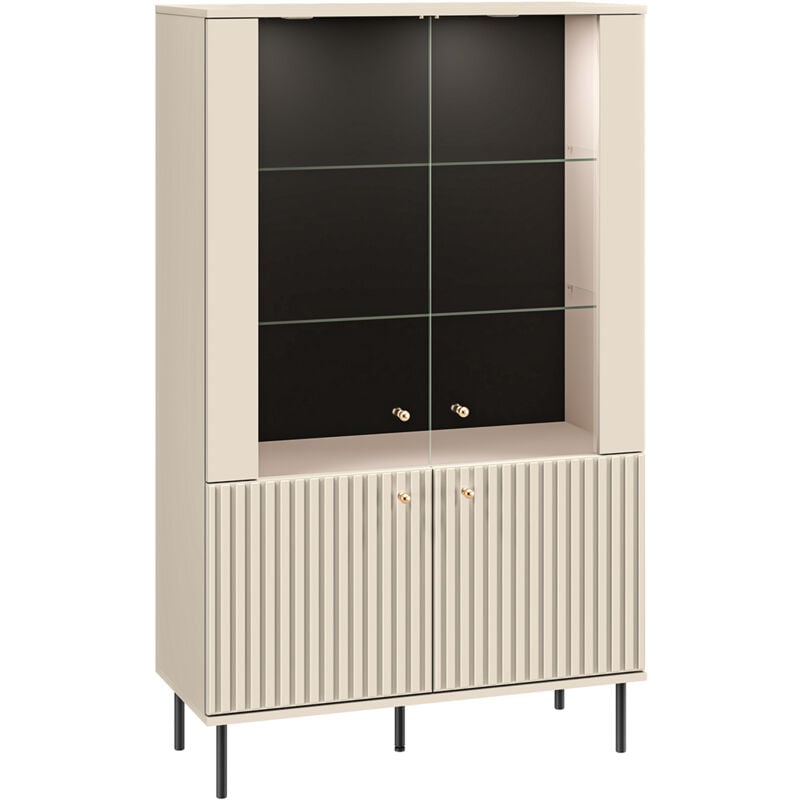 foto del prodotto credenza 4 ante nova beige 151cm