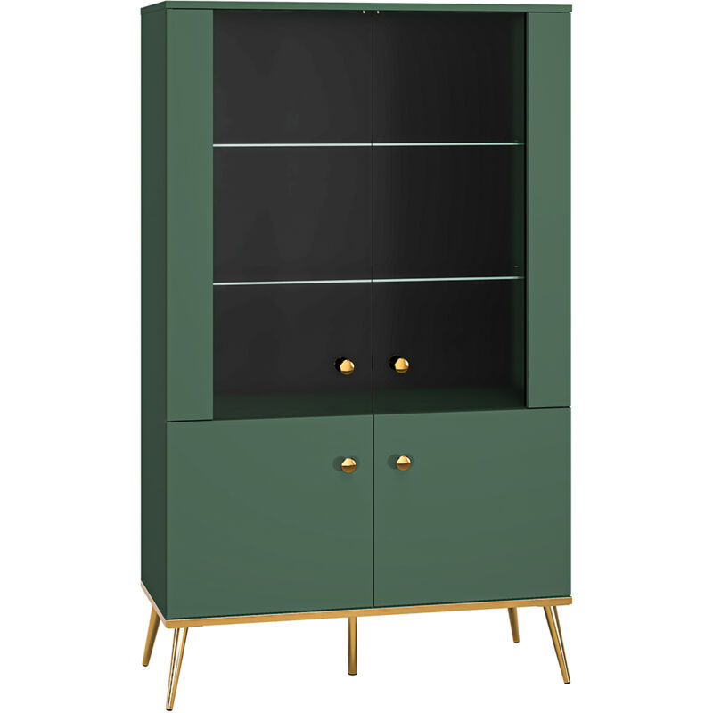 foto del prodotto credenza 4 ante thalia verde 152cm
