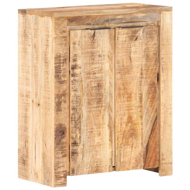 foto del prodotto credenza 59x35x75 cm in legno massello di mango grezzo vidaxl