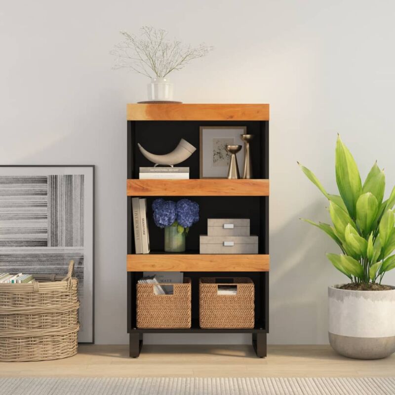 foto del prodotto credenza 60x33x107 cm in legno massello di acacia vidaxl