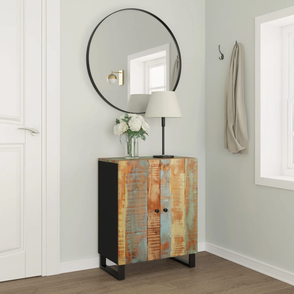 foto del prodotto credenza 60x33x75 in legno massello di recupero cod mxl 23331
