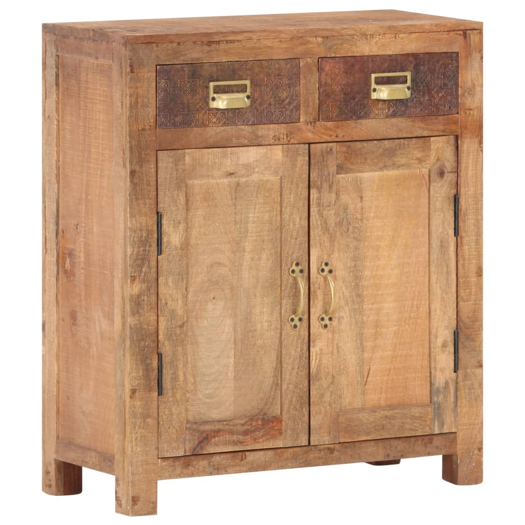 foto del prodotto credenza 65x30x75 cm in legno massello di mango grezzo cod mxl 22556