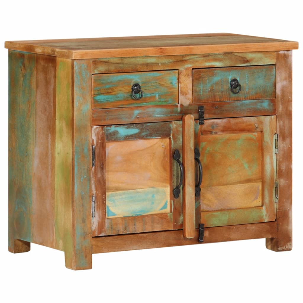 foto del prodotto credenza 68x35x55 cm in legno massello di recupero cod mxl 128492