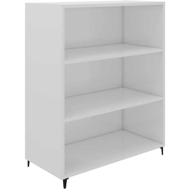 foto del prodotto credenza 69,5x32,5x90 cm bianco lucido in legno multistrato vidaxl