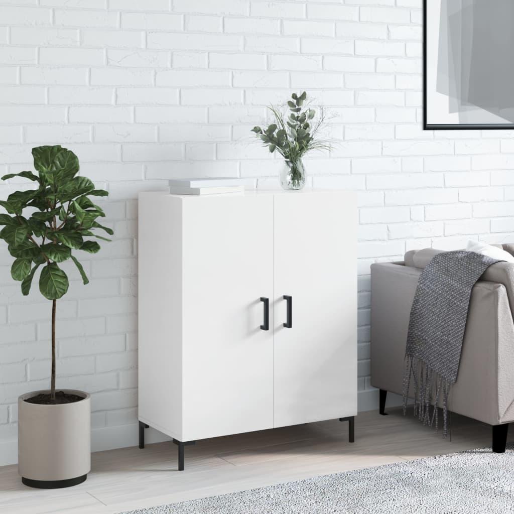 foto del prodotto credenza 69,5x34x90 cm in legno multistrato bianco lucidocod mxl 80092