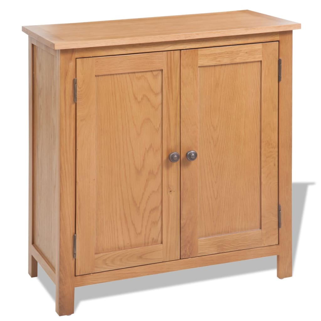 foto del prodotto credenza 70x35x75 cm in legno massello di rovere cod mxl 25403
