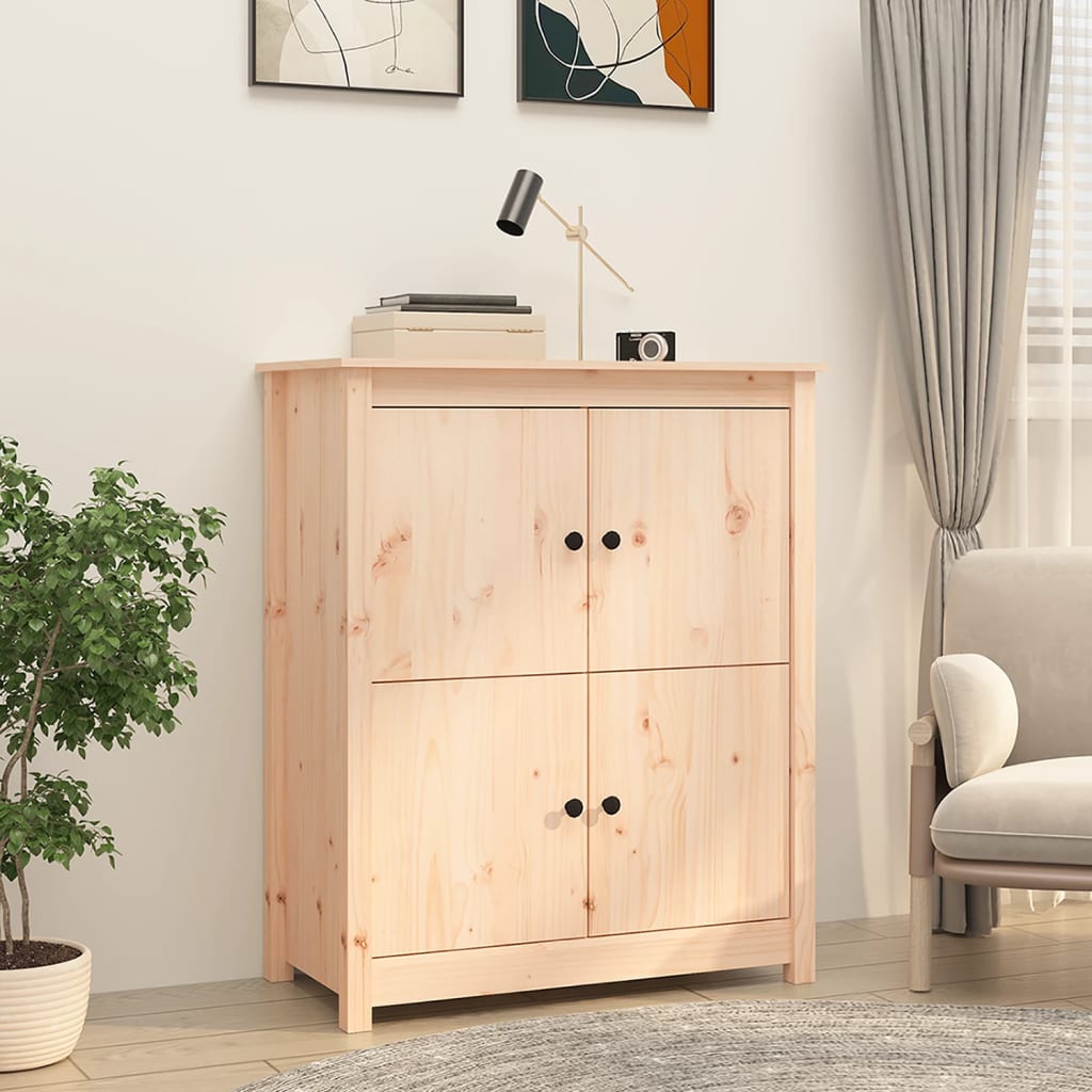 foto del prodotto credenza 83x41,5x100 cm in legno massello di pino cod mxl 26409