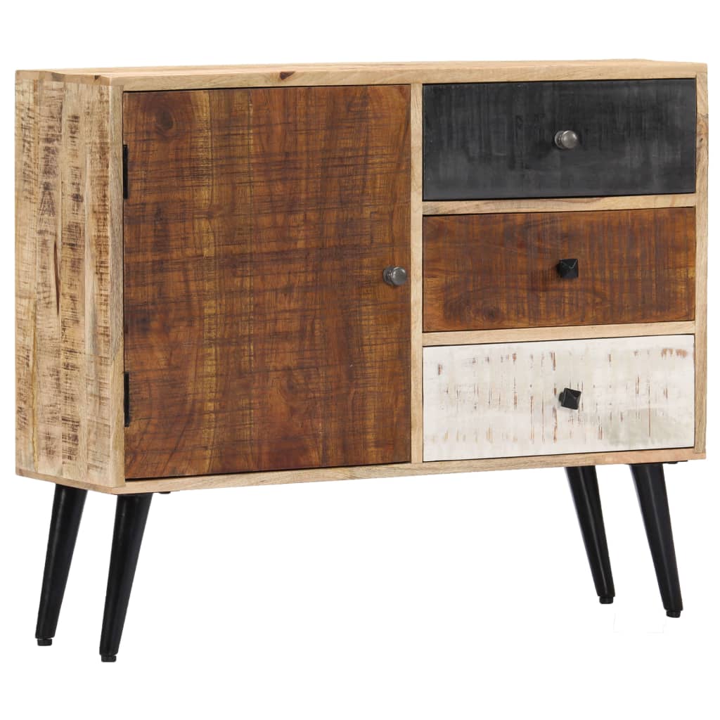foto del prodotto credenza 88x30x73 cm in legno massello di mango cod mxl 22567