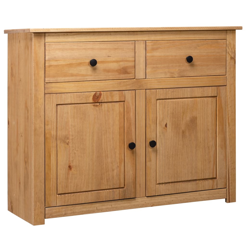 foto del prodotto credenza 93x40x80 cm in legno massello di pino panama range cod mxl 14413