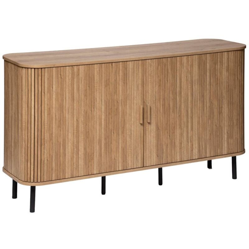 foto del prodotto credenza a 2 ante effetto rovere colva 140x80cm atmosphera cr ateur d int rieur