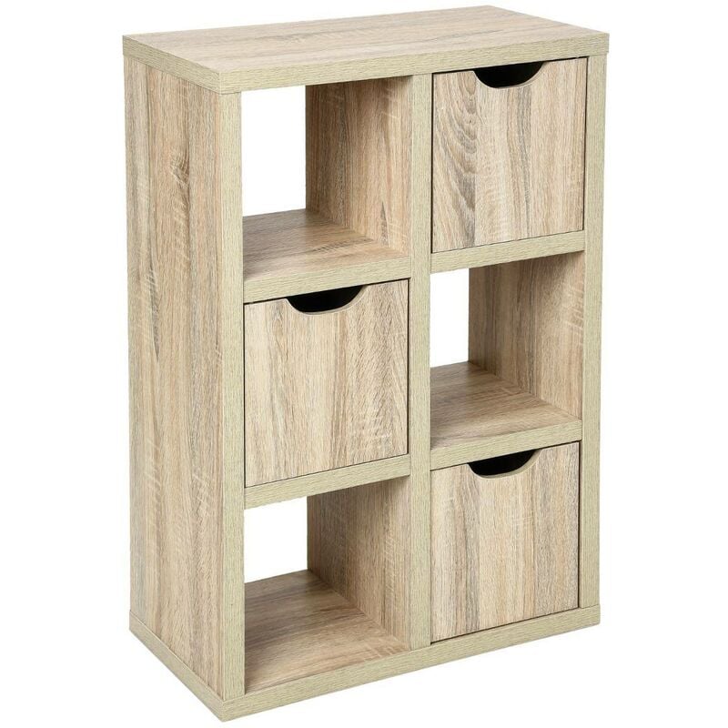 foto del prodotto credenza a 3 ante bivoak effetto rovere naturale atmosphera cr ateur d int rieur