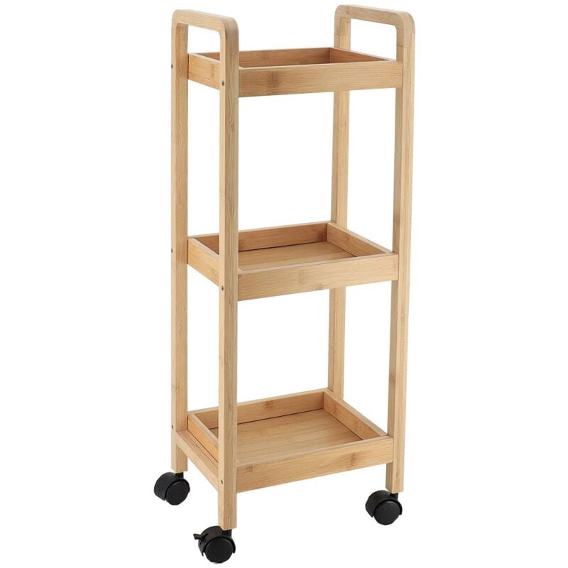 foto del prodotto credenza a 3 ripiani in mdf di bamb su rotelle bamb tendance