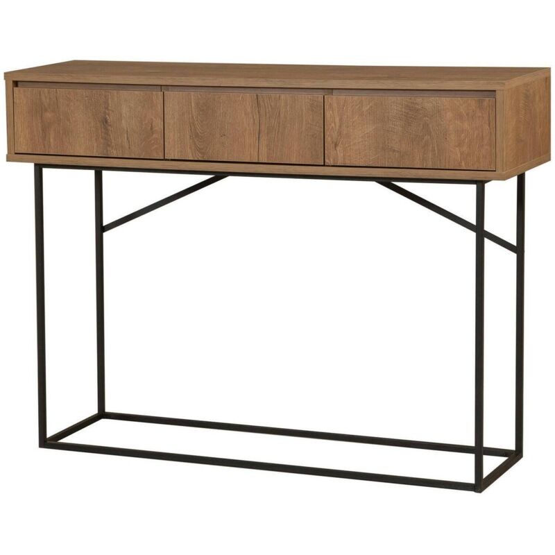 foto del prodotto credenza alkam, buffet da soggiorno, madia da salotto, dispensa da cucina, 120x36h90 cm, noce e nero, con imballo rinforzato, con imballo rinforzato - dmora