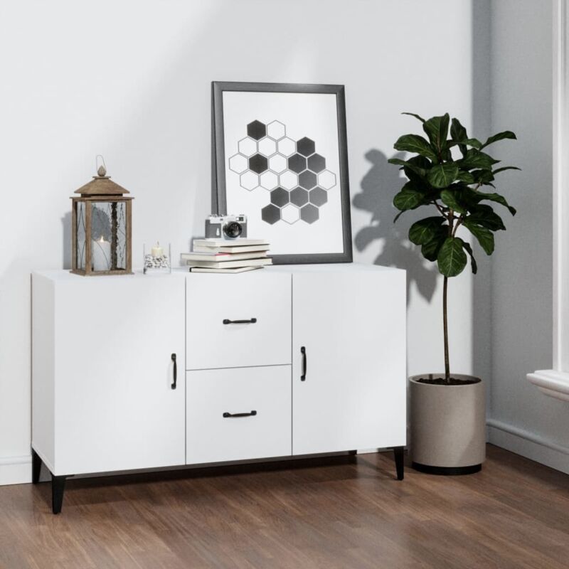 foto del prodotto credenza bianca 100x36x60 cm in legno multistrato vidaxl