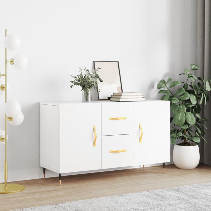 foto del prodotto credenza bianca 100x36x60 cm in legno multistrato vidaxl
