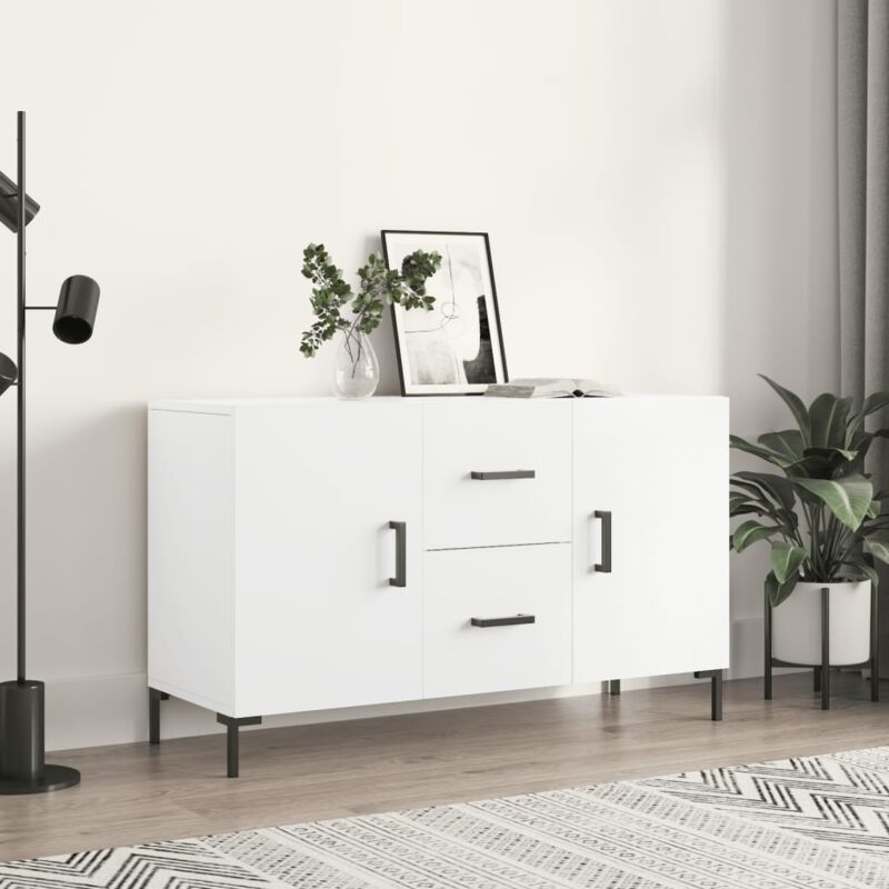 foto del prodotto credenza bianca 100x36x60 cm in legno multistrato vidaxl